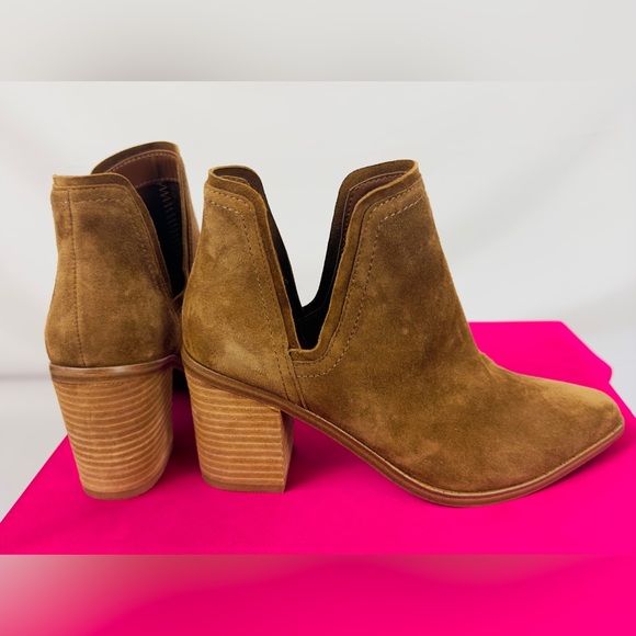 STEVE MADDEN Havannah Pointed Toe Bootie (Women) Chestnut Suede.  6.5M  … - Picture 9 of 15